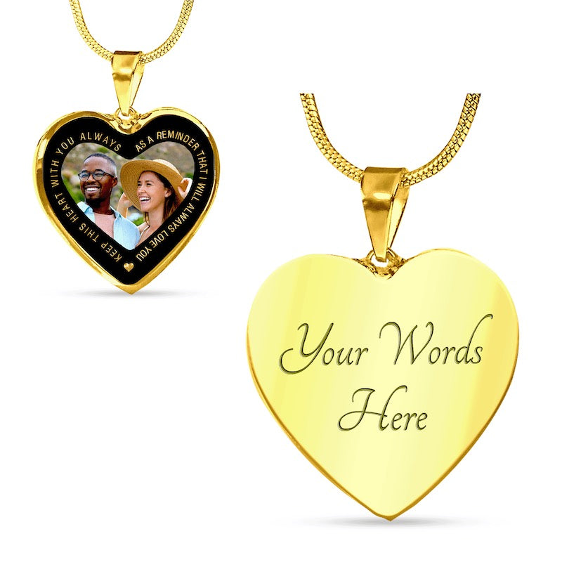personalized photo necklace - Gifts For Family Online