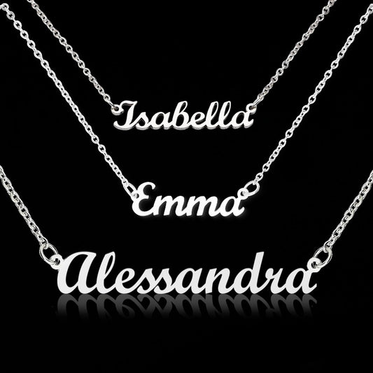script name necklace - Gifts For Family Online