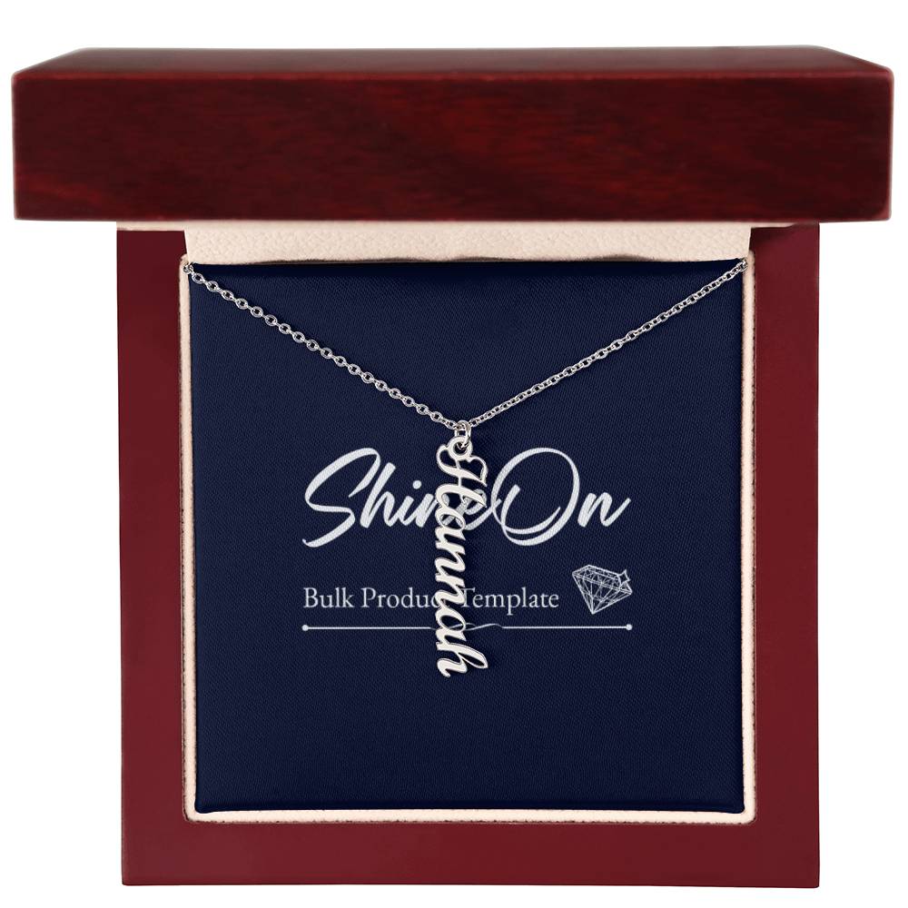Scripted Name Necklace Multi