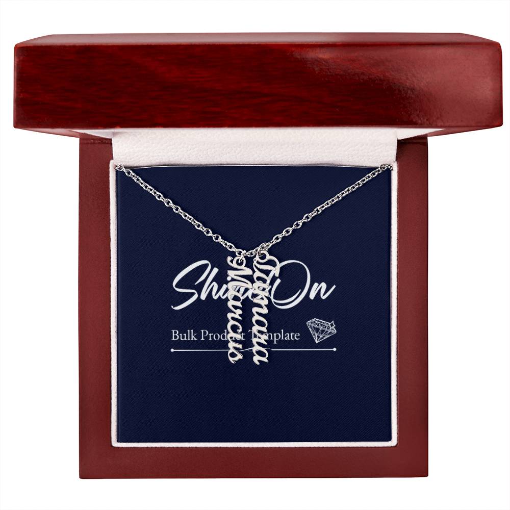 Scripted Name Necklace Multi