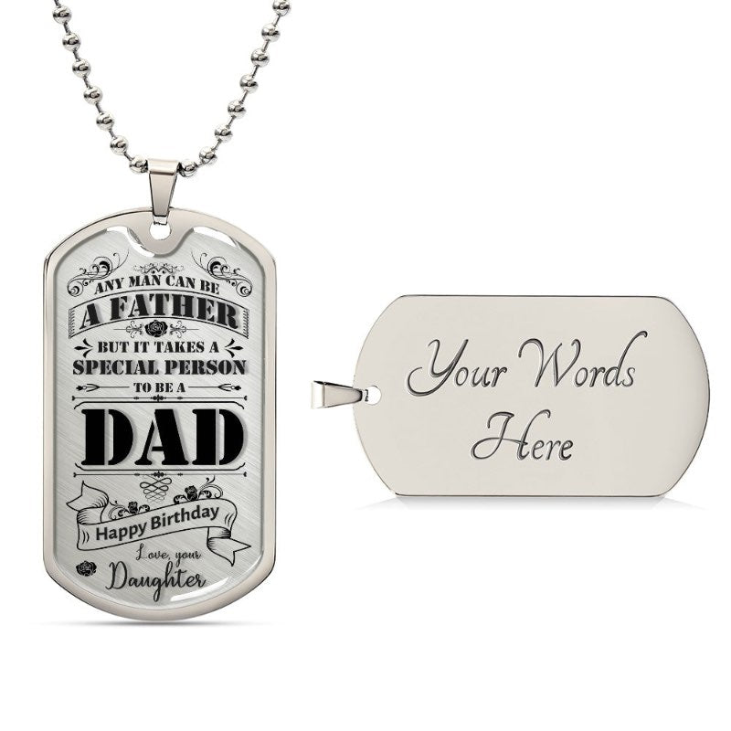 personalized dad necklace - Gifts For Family Online