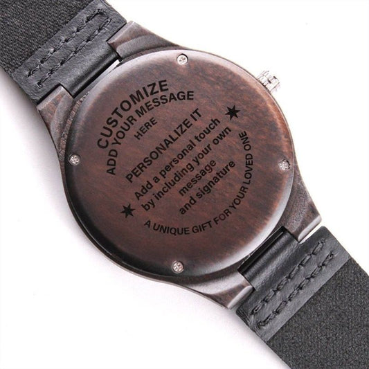 mens personalized wooden watches - Gifts For Family Online