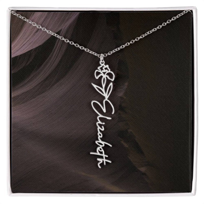script name necklace - Gifts For Family Online
