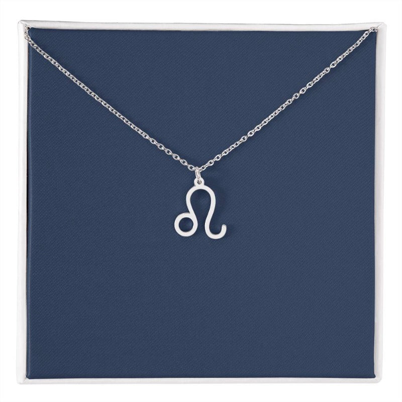 silver leo necklace - Gifts For Family Online