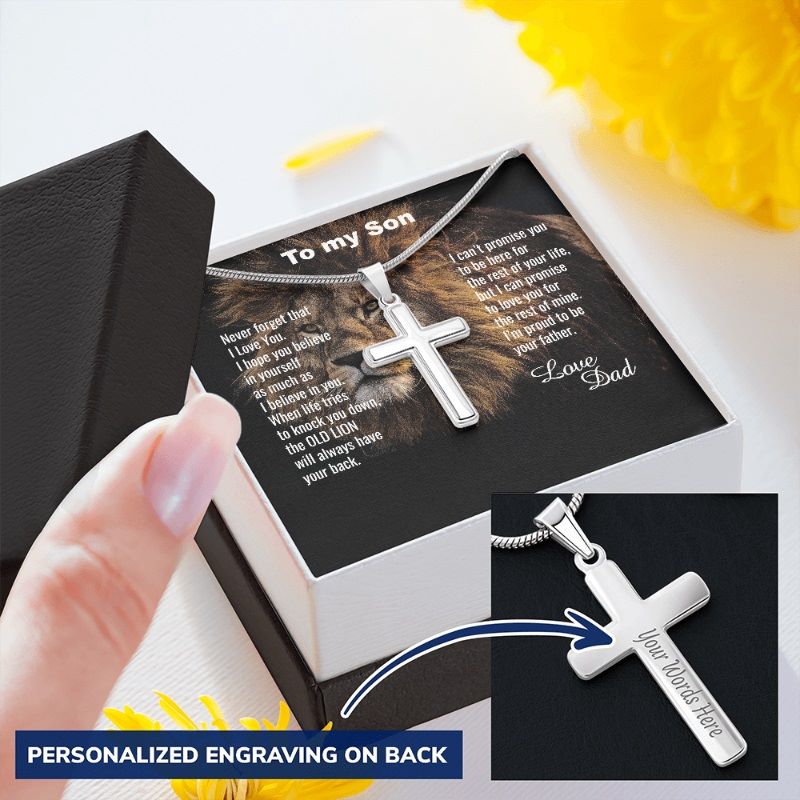 son necklace from dad - Gifts For Family Online