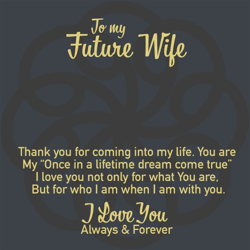 custom message card for fiance - Gifts For Family Online