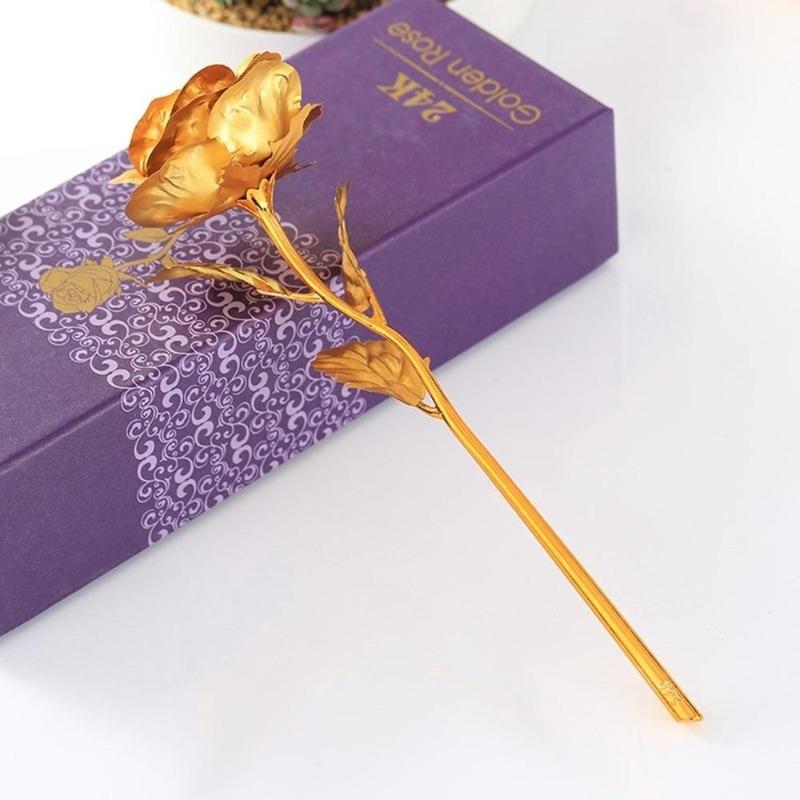 24k golden rose love - Gifts For Family Online