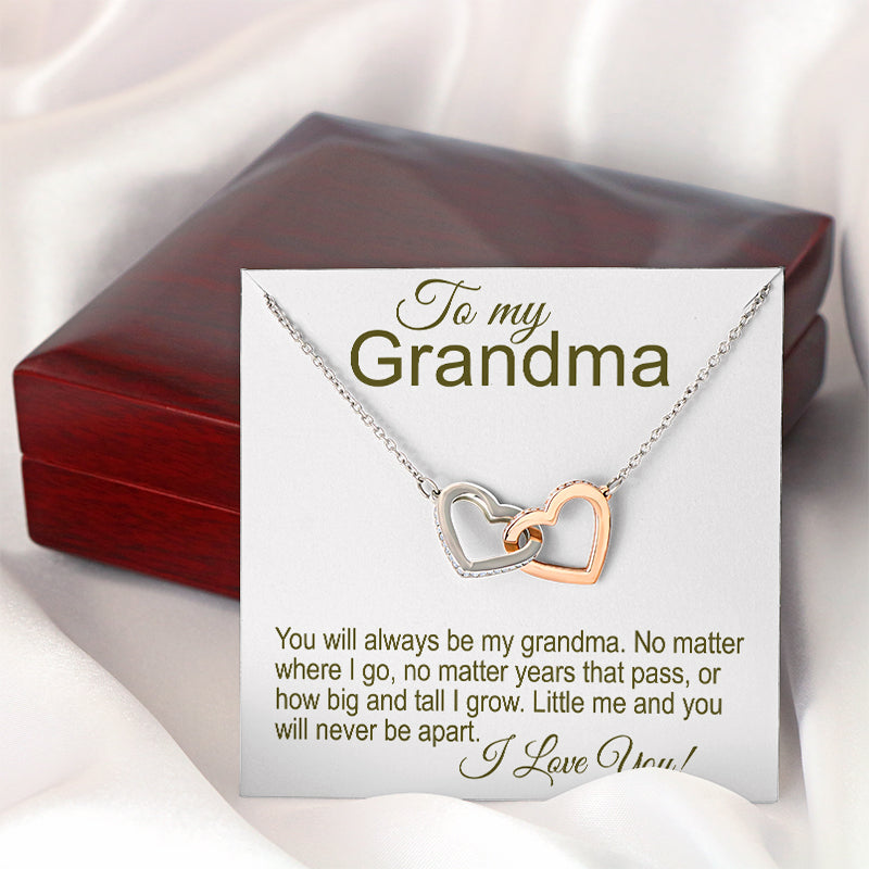 double heart necklace - Gifts For Family Online