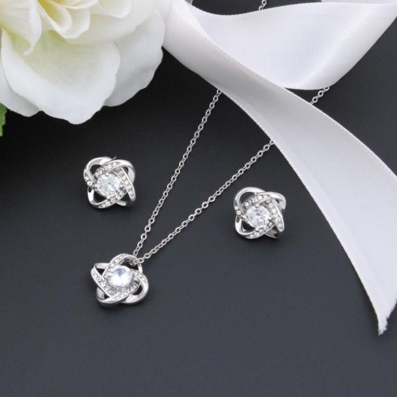 love knot earrings - Gifts For Family Online
