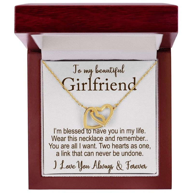 to my girlfriend necklace - Gifts For Family Online