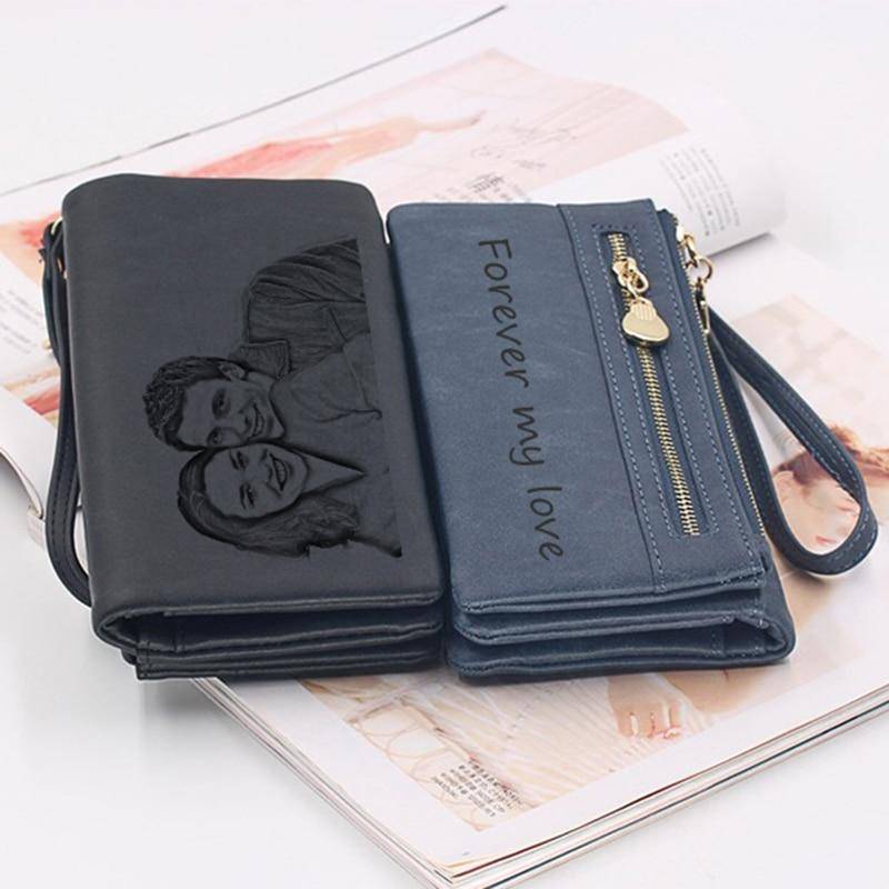 personalized womens wallet - Gifts For Family Online