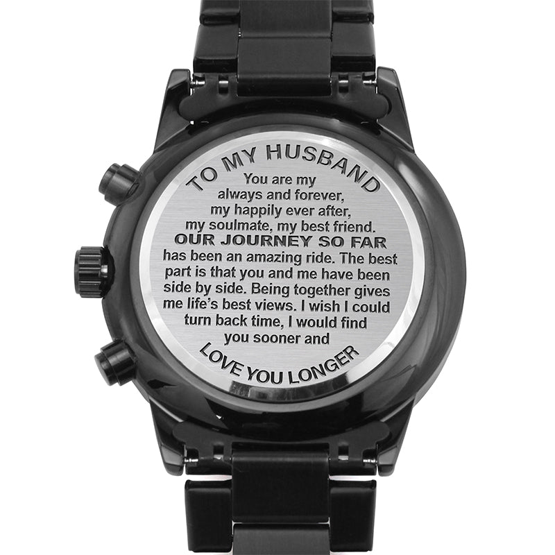 husband watch engraving ideas - Gifts For Family Online

