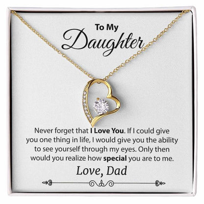 Daughter Message Necklace - Gifts For Family Online