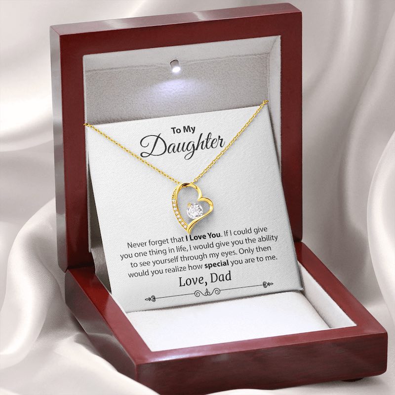 Daughter Custom Message Jewelry - Gifts For Family Online