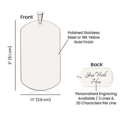 dog tag keychain - Gifts For Family Online