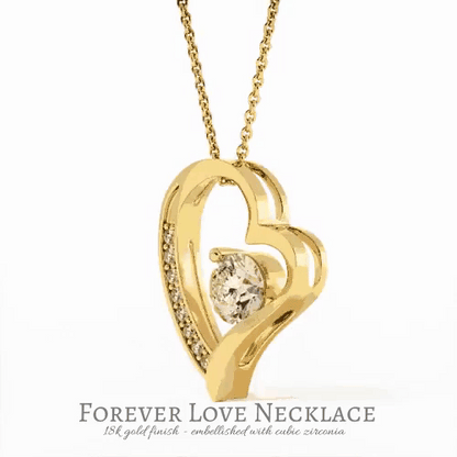 Gold Heart Necklace - Gifts For Family Online