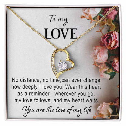 Necklace With Card Message - Gifts For Family Online