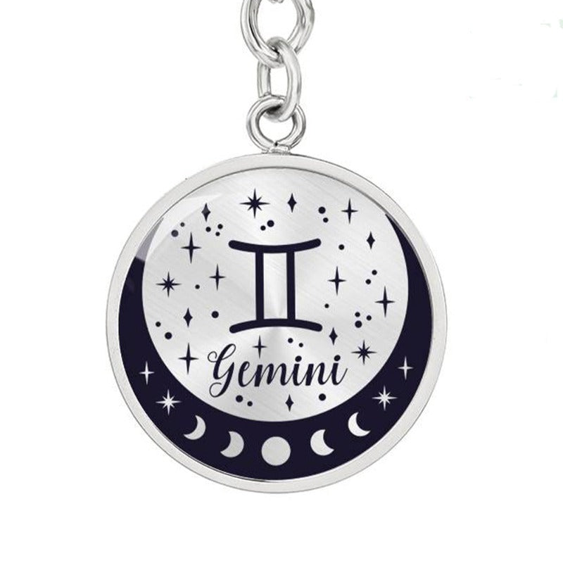 gemini zodiac keychain - Gifts For Family Online