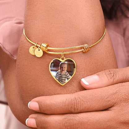 custom bangle bracelet gold - Gifts For Family Online
