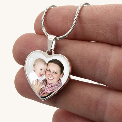 Custom Photo Necklace Personalized Gifts For Her Birthday Anniversary