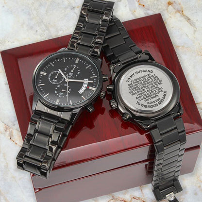 Personalized Gift For Husband Engraved Watch With Custom Message
