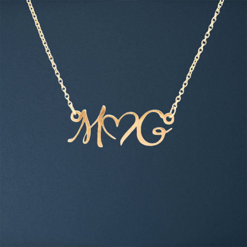 initial pendant necklace - Gifts For Family Online
