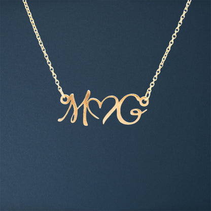 initial pendant necklace - Gifts For Family Online