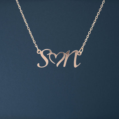 initial necklace for moms - Gifts For Family Online