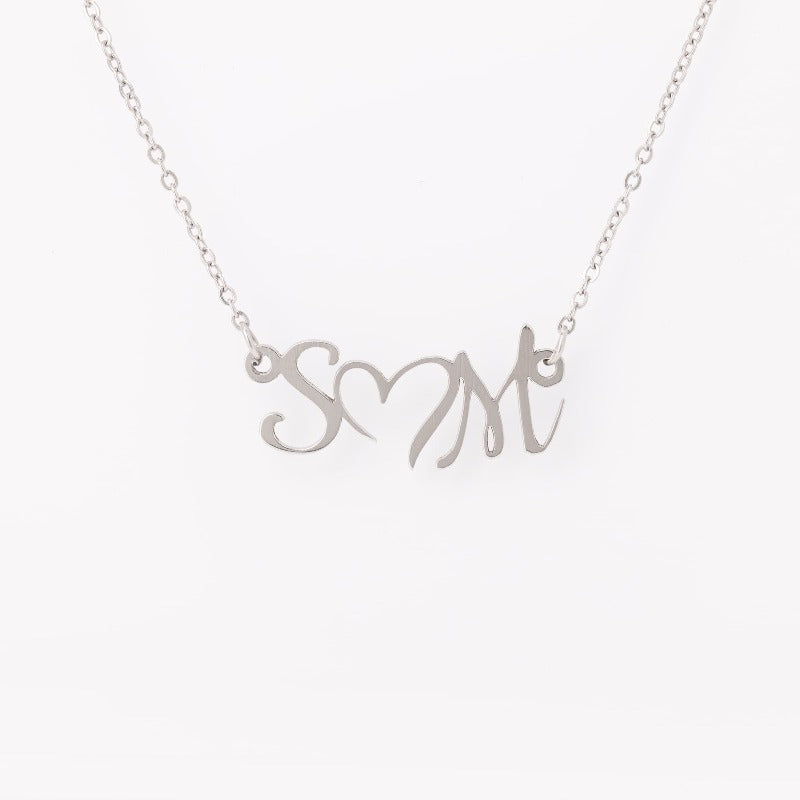 letter necklace - Gifts For Family Online
