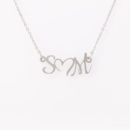 letter necklace - Gifts For Family Online