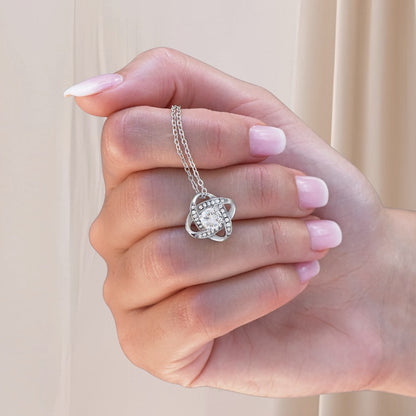 knot necklace hand model - Gifts For Family Online