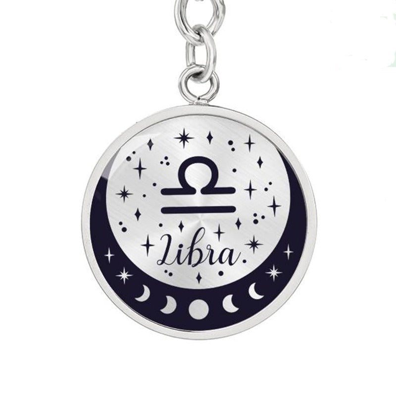 libra zodiac keychain - Gifts For Family Online