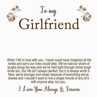 personalized message card for girlfriend - Gifts For Family Online