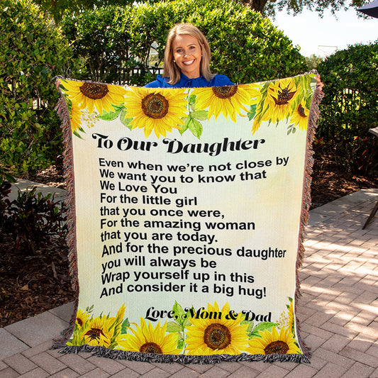 daughter blanket from mom - Gifts For Family Online