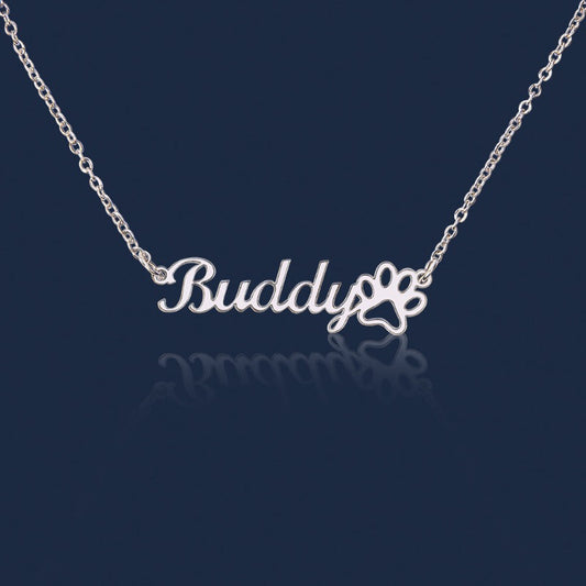dog name necklace - Gifts For Family Online