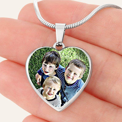 Custom Photo Necklace Personalized Gifts For Her Birthday Anniversary