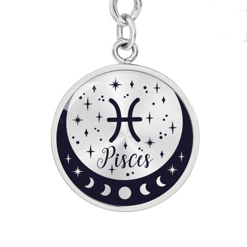 pisces zodiac keychain - Gifts For Family Online