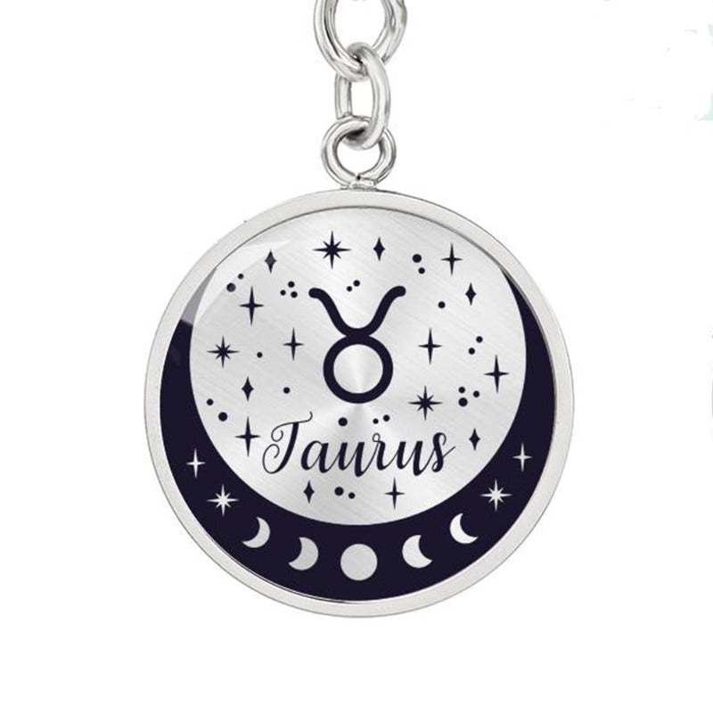 taurus zodiac keychain - Gifts For Family Online