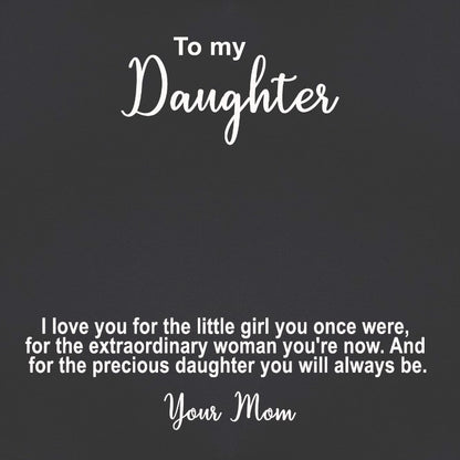 personalized message card for my daughter - Gifts For Family Online