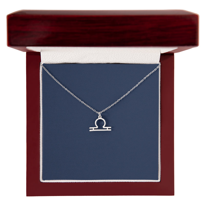 silver libra necklace - Gifts For Family Online