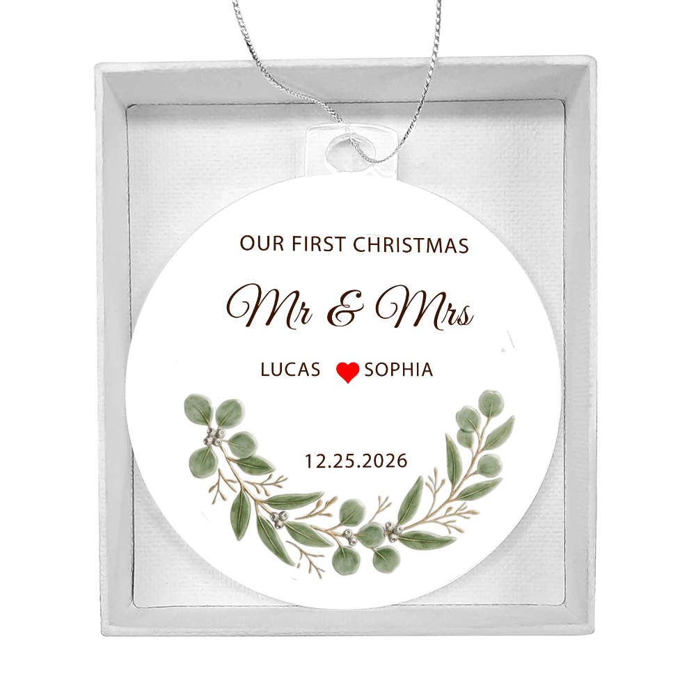 Acrylic Round Ornament Customized Double Sided