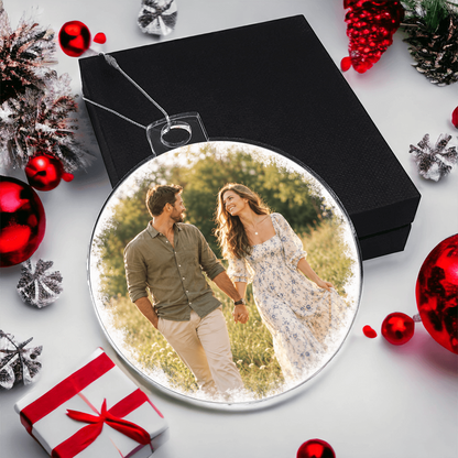 Acrylic Round Ornament Customized Double Sided