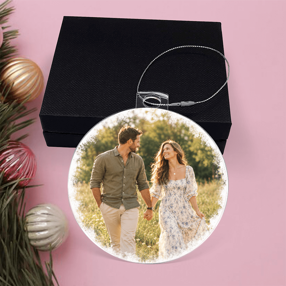 Acrylic Round Ornament Customized Double Sided