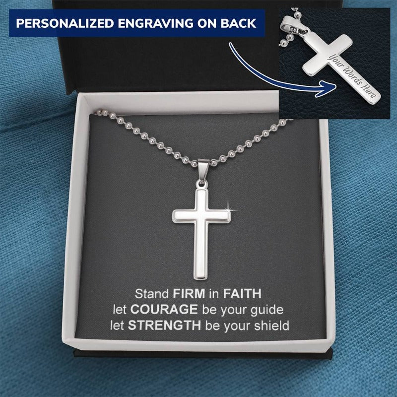 faith cross necklace - Gifts For Family Online