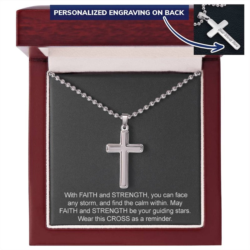 faith message necklace - Gifts For Family Online