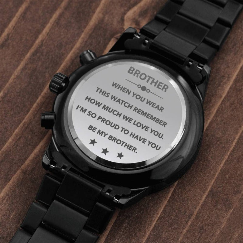 brother personalized watch - Gifts For Family Online