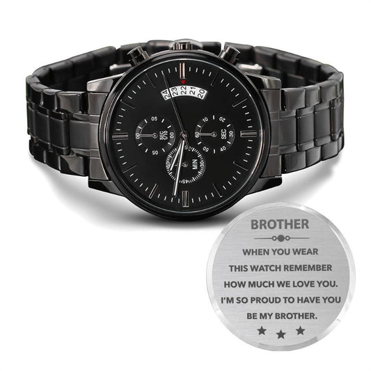 brother engraved watch - Gifts For Family Online