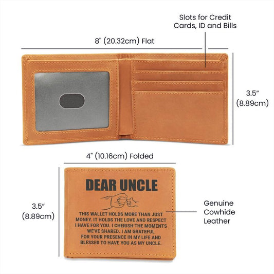 uncle personalized wallet - Gifts For Family Online