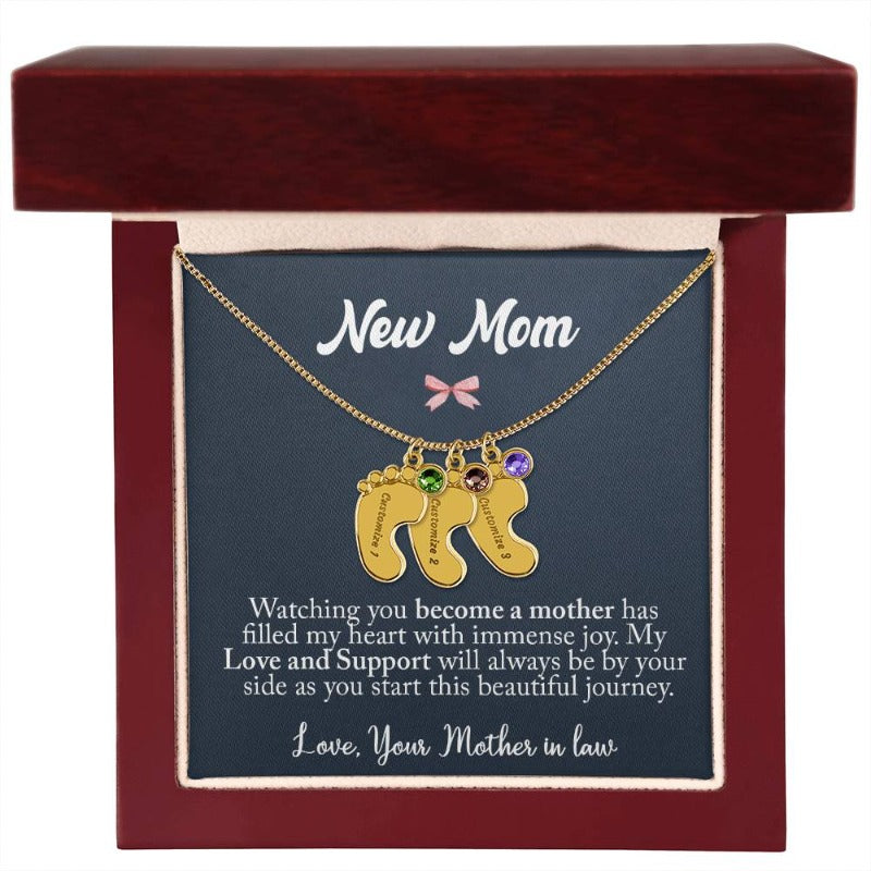 baby necklace for mom - Gifts For Family Online