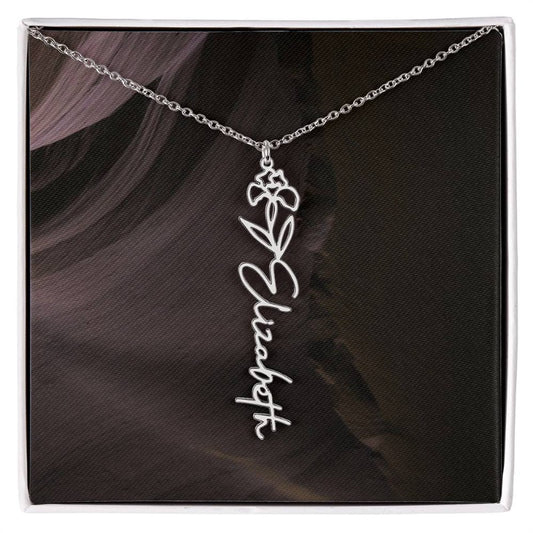 script name necklace - Gifts For Family Online